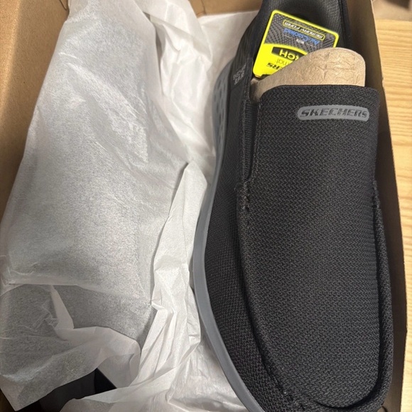 Skechers Slip-Ins: Casual Flex Parson -Ralven, Vegan, Black, Size 12, NWT - Picture 1 of 5